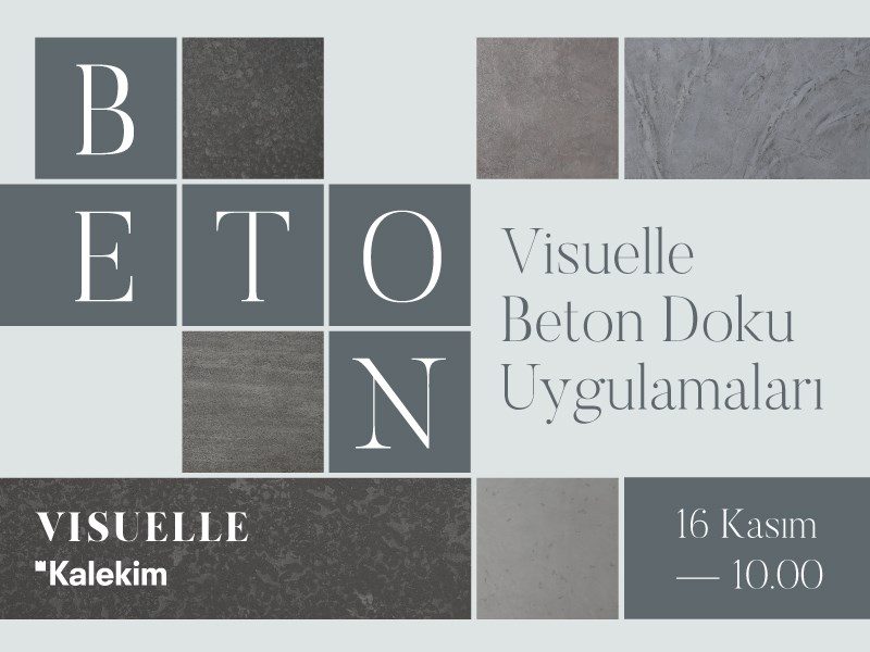 Visuelle Beton Doku Uygulamaları