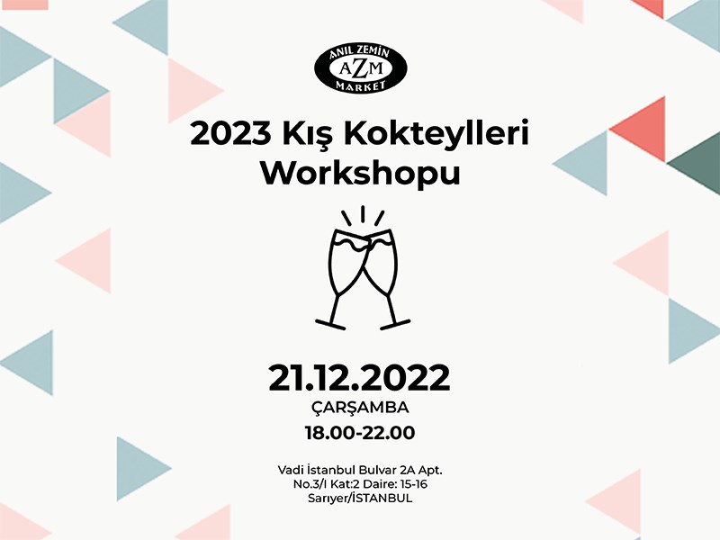 Anıl Zemin ile 2023 Kış Kokteylleri Workshopu