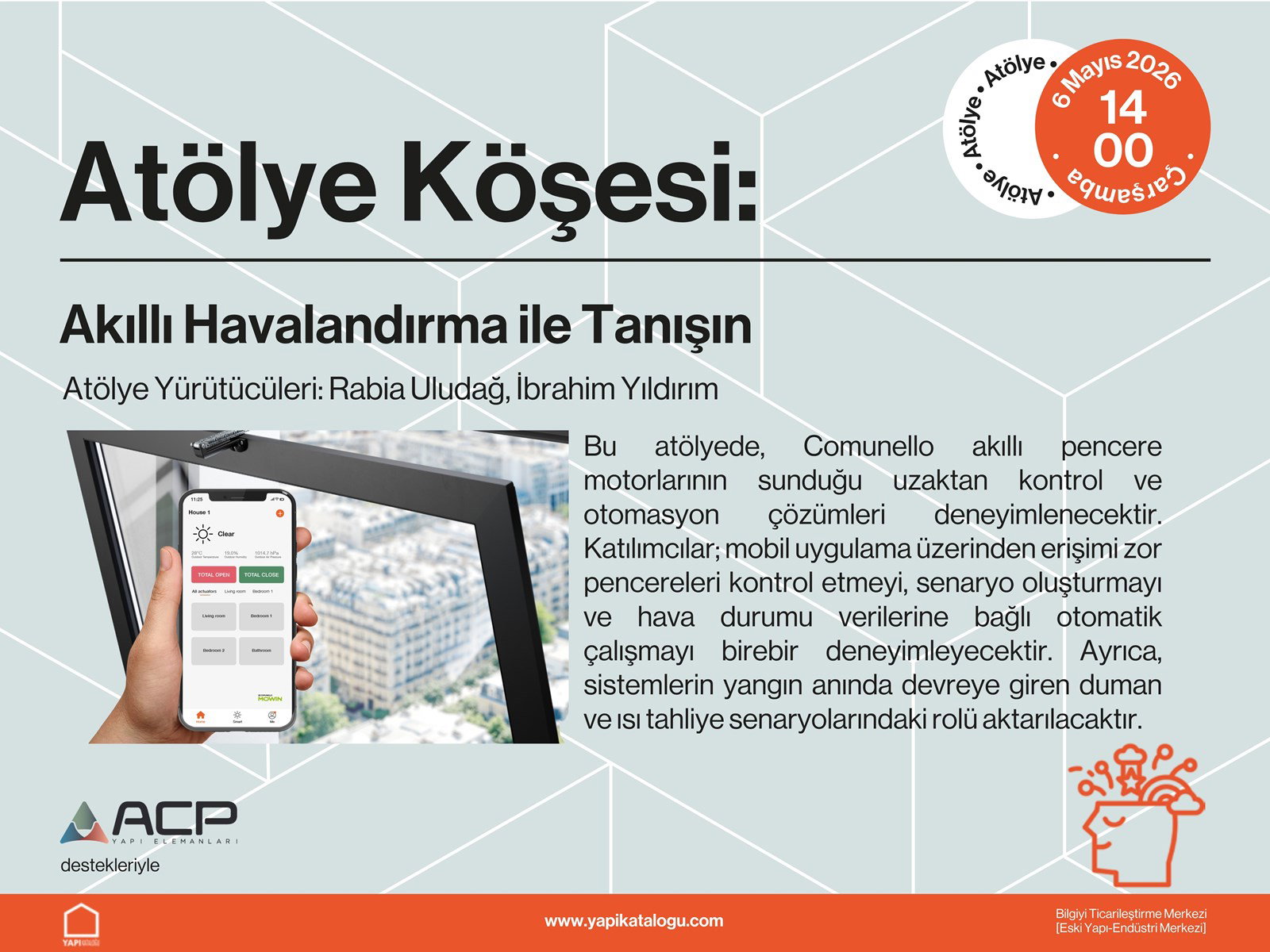 Yapı İnovasyon Günleri | Atölye - Akıllı Havalandırma ile Tanışın