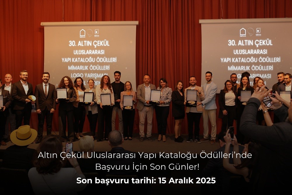 Altın Çekül Uluslararası Yapı Kataloğu Ödülleri’nde  Başvuru İçin Son Günler!