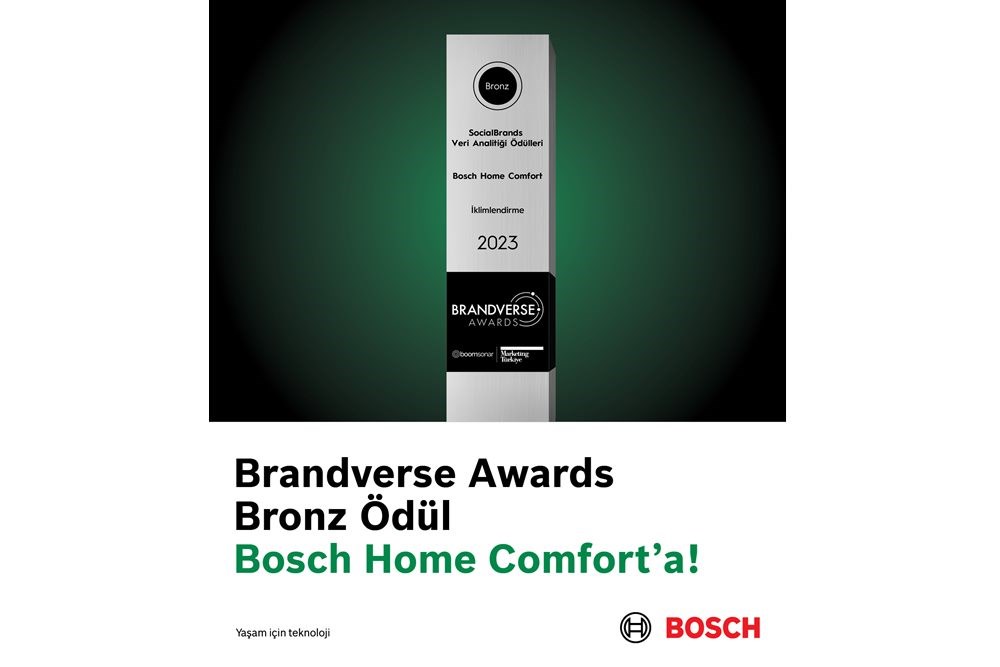 Bosch Home Comfort Group’a Brandverse Awards’ta Bronz Ödül