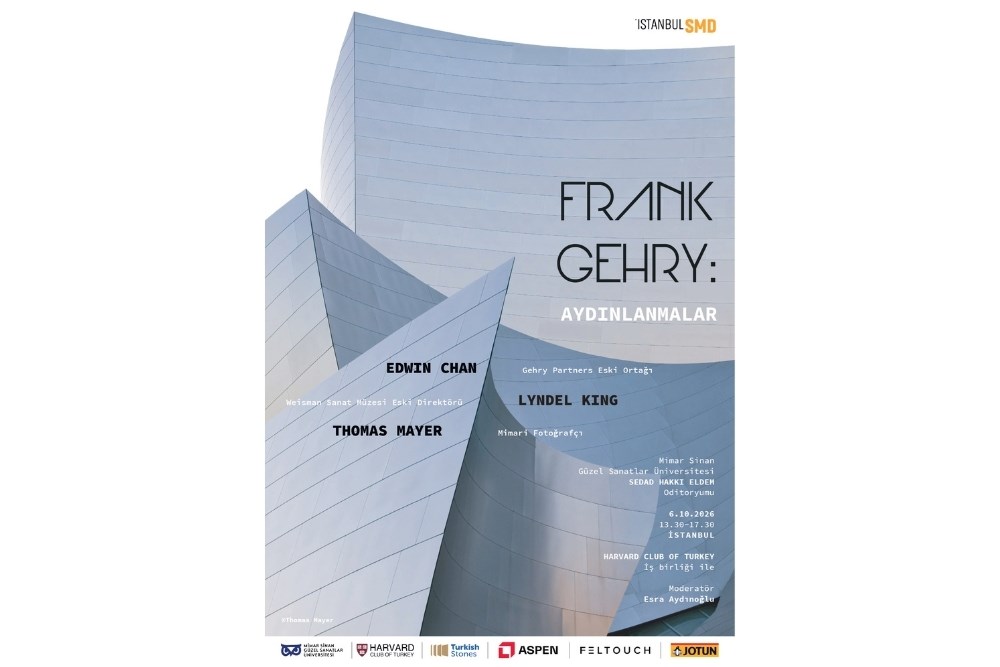 6 Ekim "Frank Gehry-AYDINLANMALAR" Konferansı