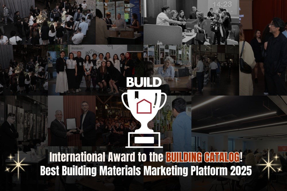 International Award to the BUILDING CATALOG:  Best Building Materials Marketing Platform 2025