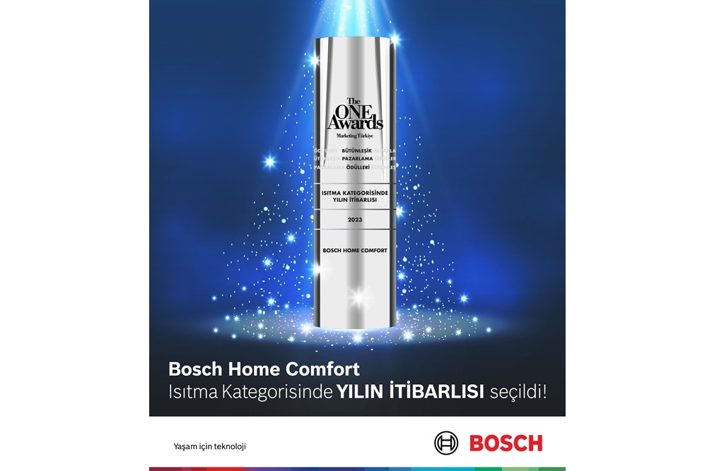 Bosch Home Comfort’a, The ONE Awards'ta ‘Yılın İtibarlısı’ Ödülü 