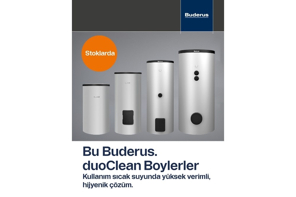 Buderus B Enerji Sınıfındaki Yeni Boyler Serilerini Kullanıma Sunuyor