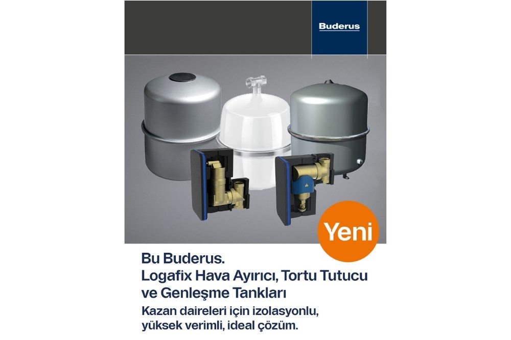 Buderus Isıtma Sistemleri Ürün Gamını Yeni Isıtma Yan Ekipmanları ile Genişletiyor 