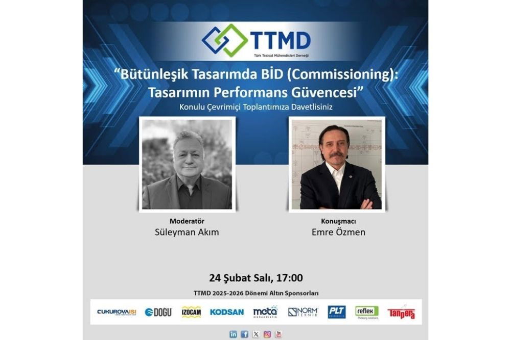 Bütünleşik Tasarımda BİD (Commissioning) – Çevrim İçi Etkinlik