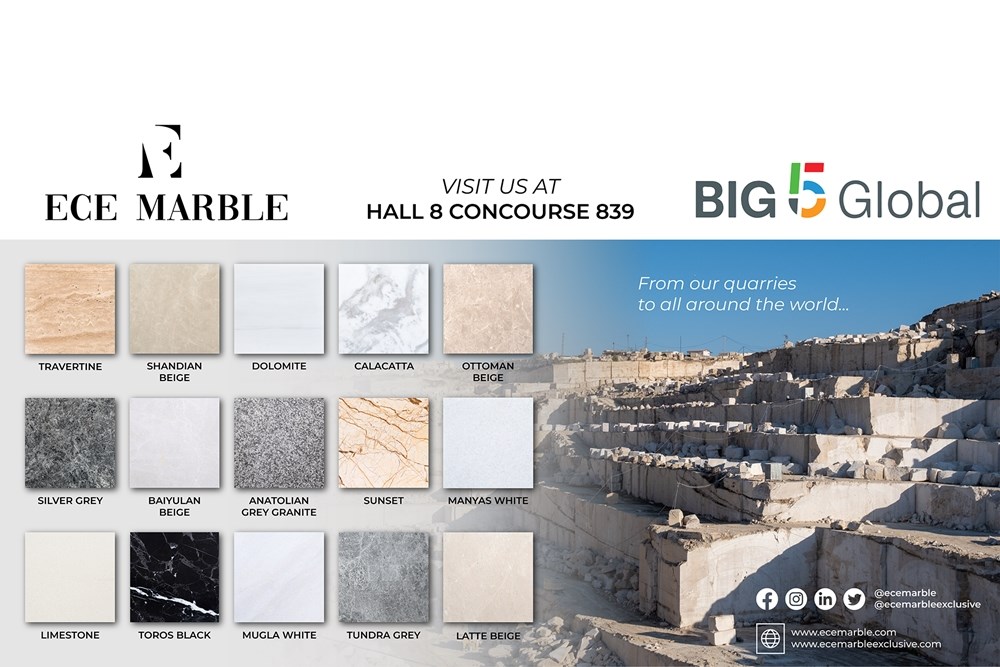 Ece Marble Big5 Global Fuarı'nda!