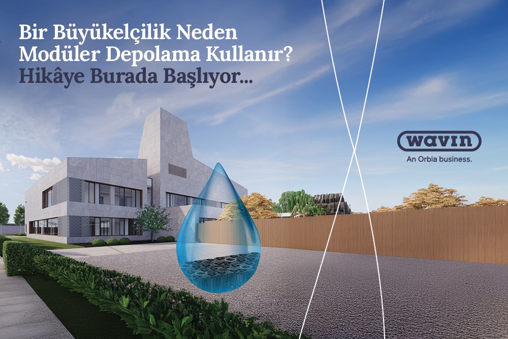 Wavin AquaCell Modüler Yağmur Suyu Depolama ve Yönetim Sistemi Sürdürülebilirlik ve Uzun Ömürlü Performans Vadediyor