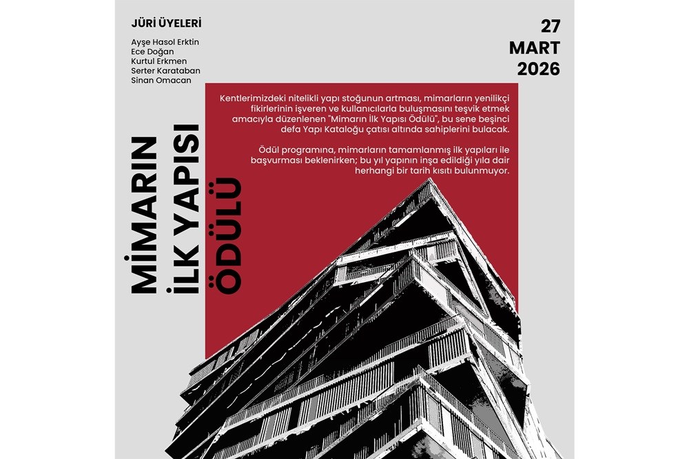 “Mimarın İlk Yapısı” Ödülleri Başvuruları Başladı! 