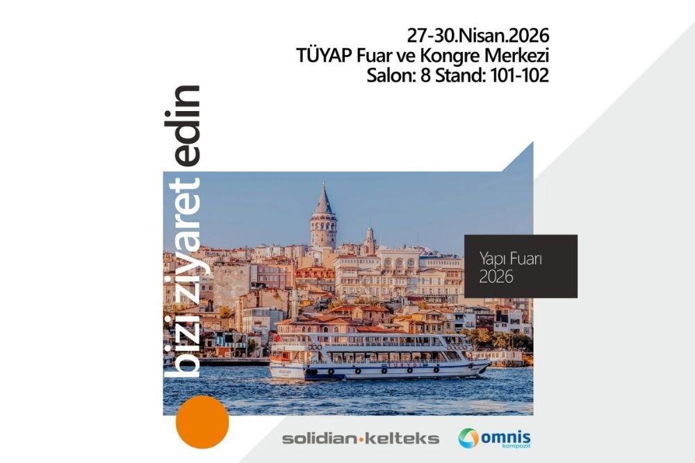 solidian-kelteks, Yapı Fuarı 2026’da Yenilikçi Çözümlerini Tanıtıyor
