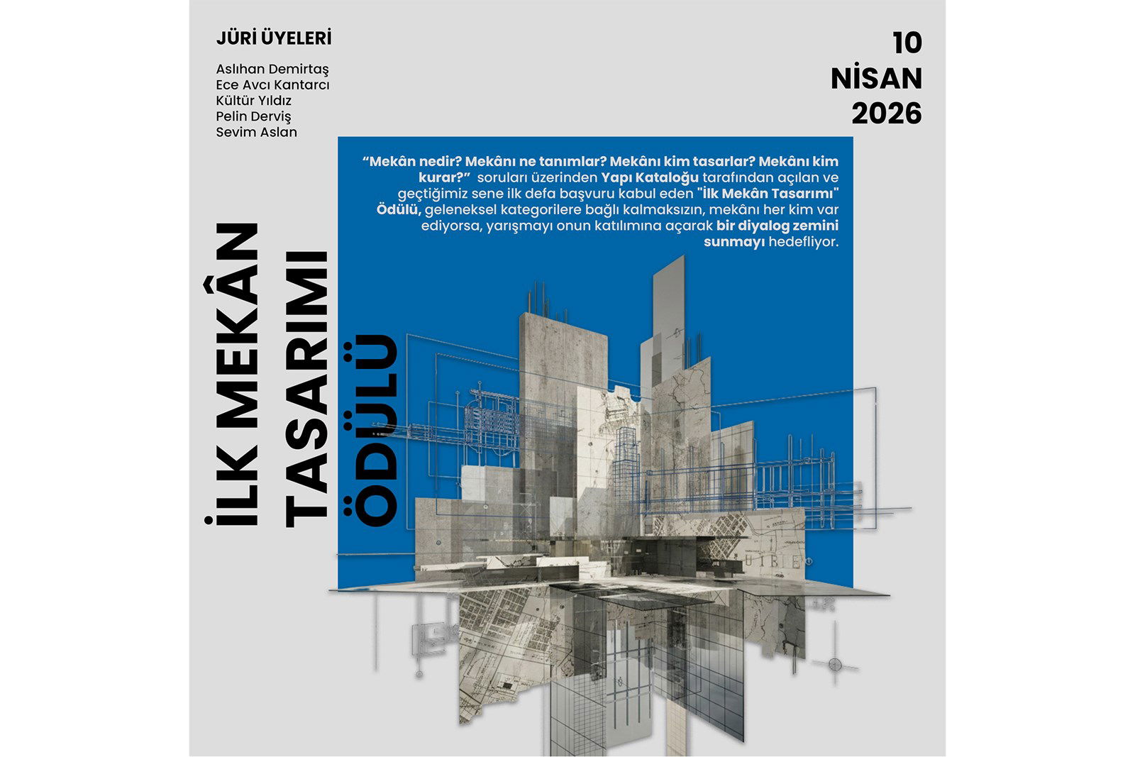 “İlk Mekân Tasarımı” Ödülleri Başvuruları Başladı!