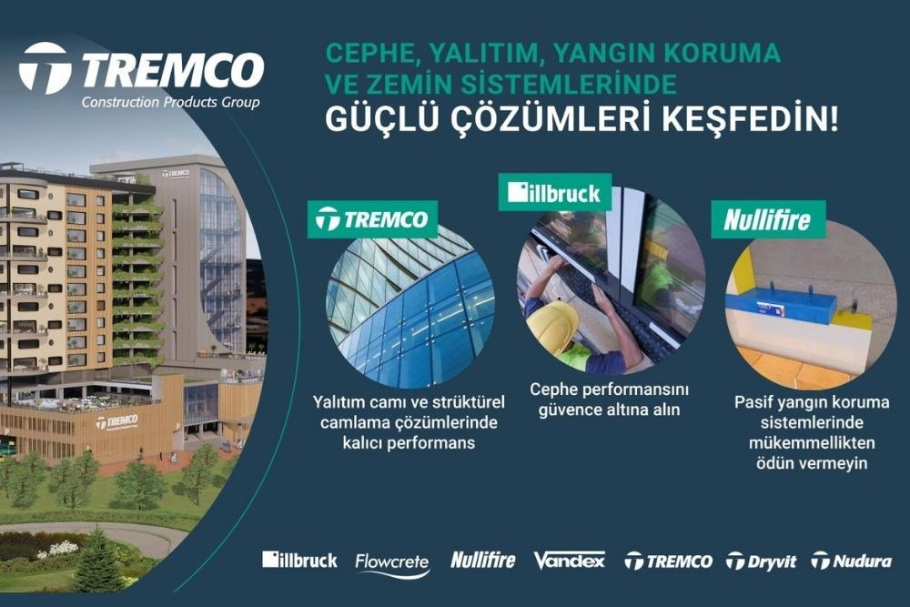 Tremco CPG Türkiye, ZAK World of Façades 2026’da Enerji Verimli ve Yangın Güvenli Cephe Çözümlerini Anlatacak