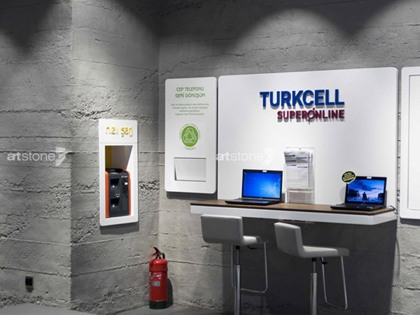 Artstone Products Were Preferred in the Turkcell Flagship Projects