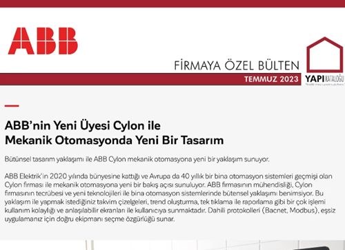 Firmaya Özel Bülten | ABB