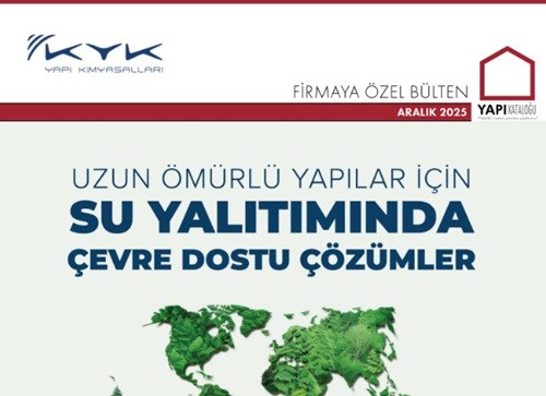 Firmaya Özel Bülten | KYK Yapı Kimyasalları