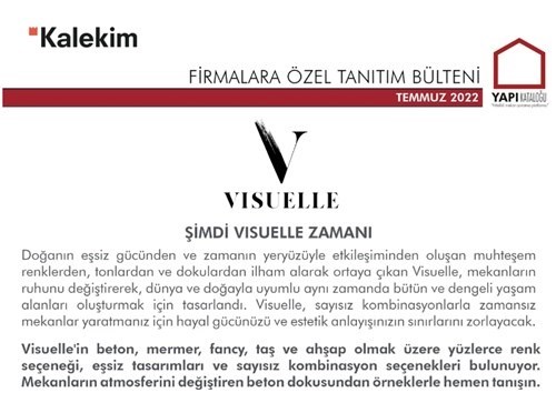 Firmaya Özel Bülten | Kalekim