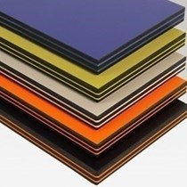 Farklı Renk Katmanlı Kompakt Laminat Panel