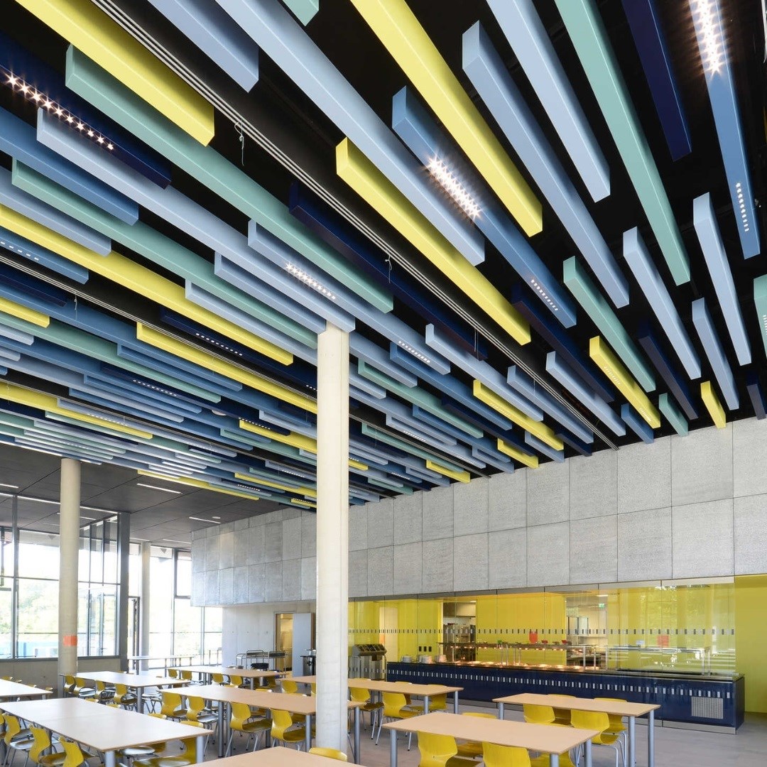 Linear Open Cell Ceiling System | POLYLAM®