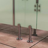 Hardware For Toilet Cubicles and Partitions For Glass - 1