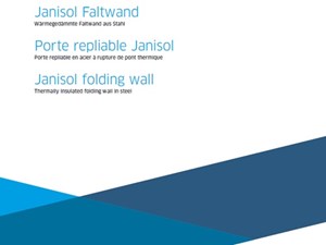 Janisol Folding Wall