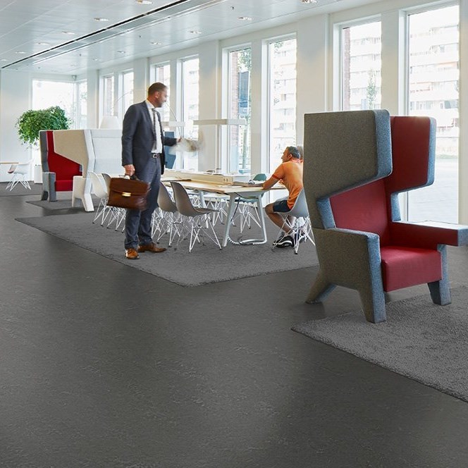 Linolyum Zemin Kaplaması | Marmoleum Concrete