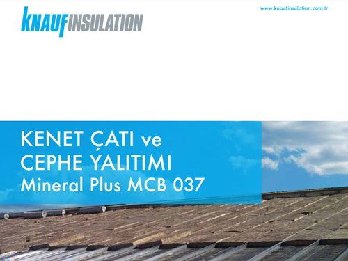 Knauf Insulation Kenet Çatı ve Cephe Yalıtımı Broşürü