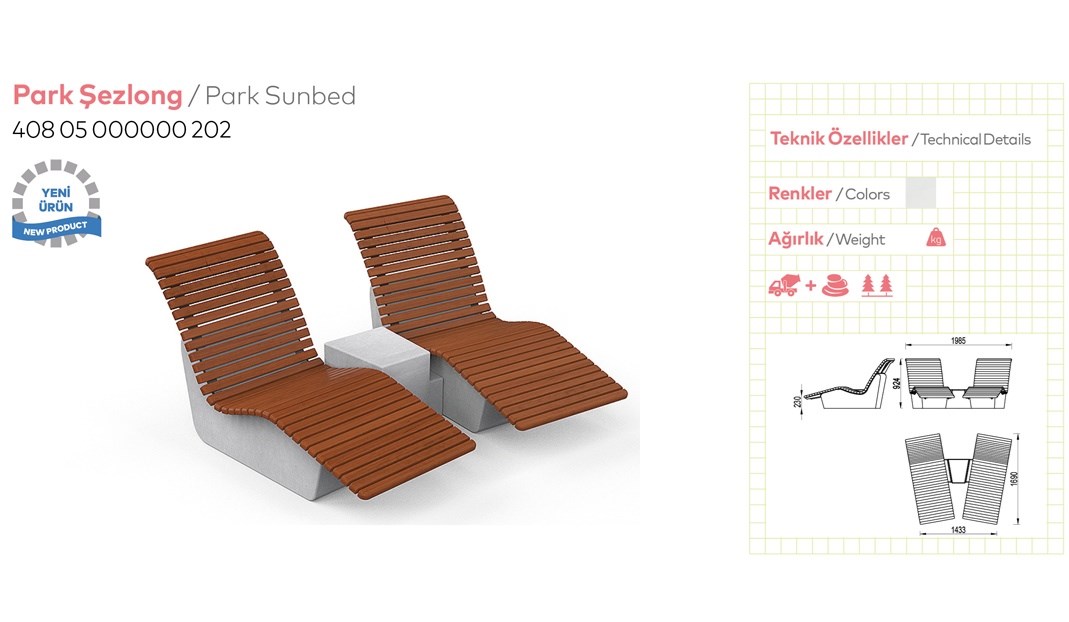 Benches with Backrest - 4