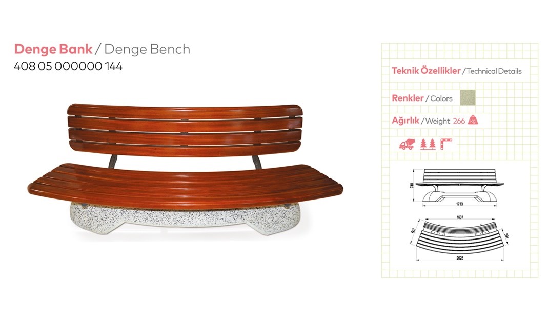 Benches with Backrest - 27