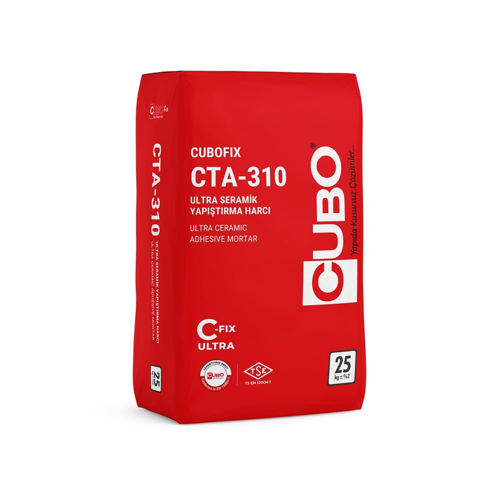 Cubofıx CTA-310 Ultra Ceramic Adhesive Mortar-C1TE