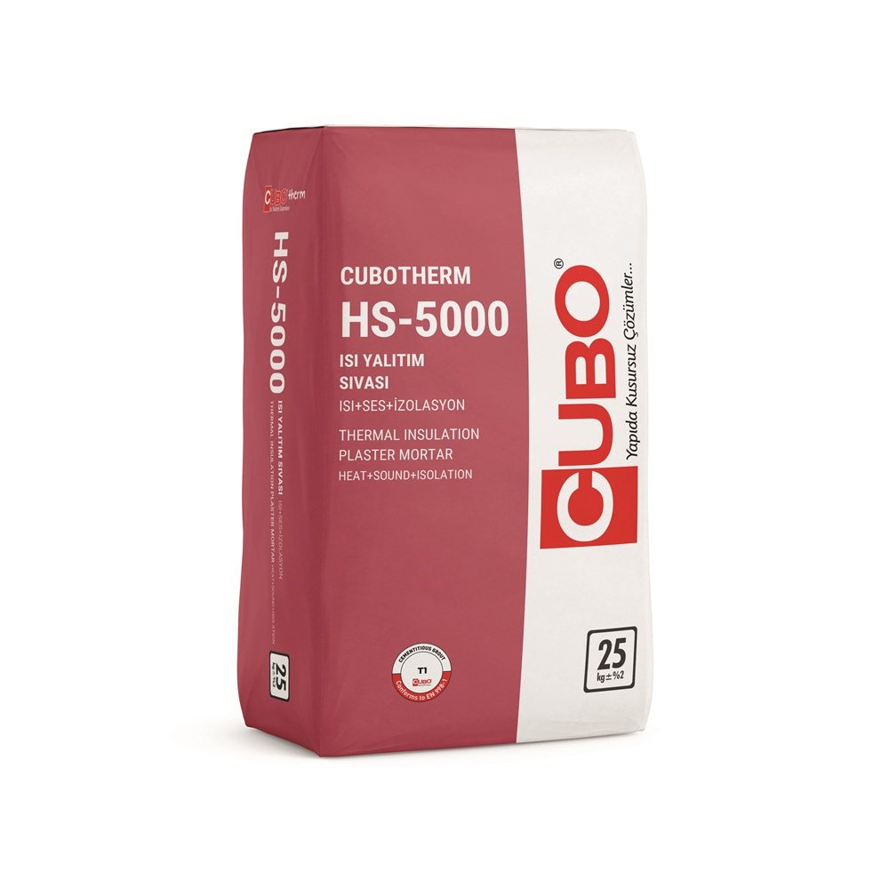 Cubotherm HS-5000 Isı Yalıtım Sıvası (Isı+Ses+İzolasyon)
