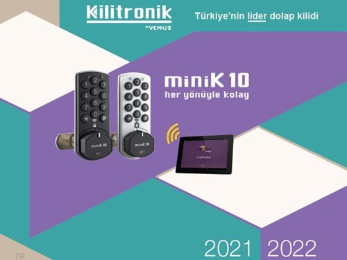 miniK10 Serisi Elektronik Kilit Tanıtım Broşürü 
