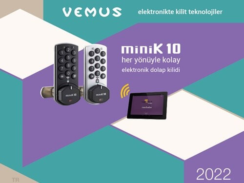 miniK10 Serisi Elektronik Kilit Tanıtım Broşürü