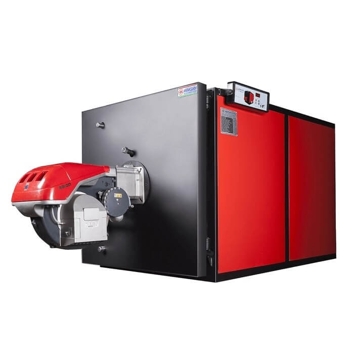 Gas Fuelled Three Pass Hot Water Boiler