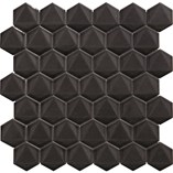 Porselen Mozaik | 3D Hexagon - 6