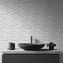 Porselen Mozaik | Elongated Hexagon