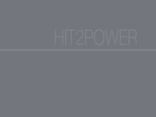 "Hit2Power" Koleksiyonu Kataloğu