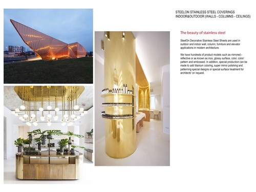 SteelOn Decorative Stainless Steel Catalog