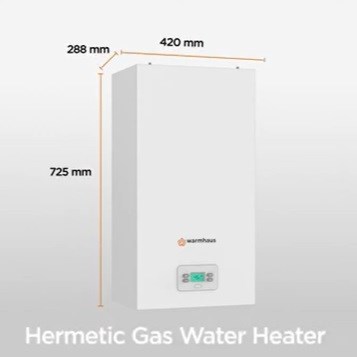 Warmhaus Aquwa Hermetic Gas Water Heater