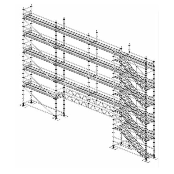 Flange Type Facade Scaffolding Systems
