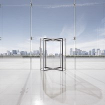 KTV Atrium Flex - Şeffaf Döner Kapı