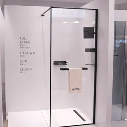HÜPPE Full Frame Black Duş Kabini