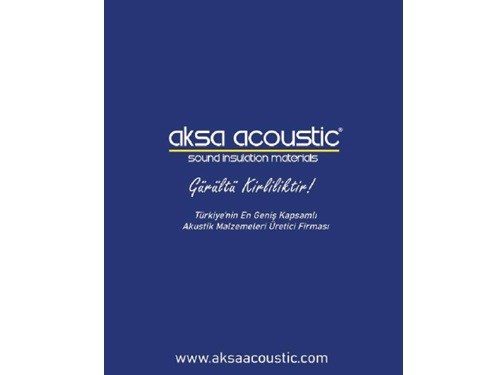 Aksa Akustik Ürün Broşürü