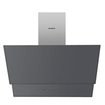 Antrasit (Gri) Dokunmatik Cam Davlumbaz DA6-835