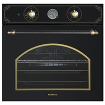 Rustik Siyah Cam Ankastre Fırın B66-SF2 (AT)