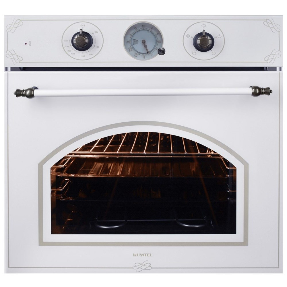 Rustik Beyaz Cam Ankastre Fırın B66-SF2 (AT)