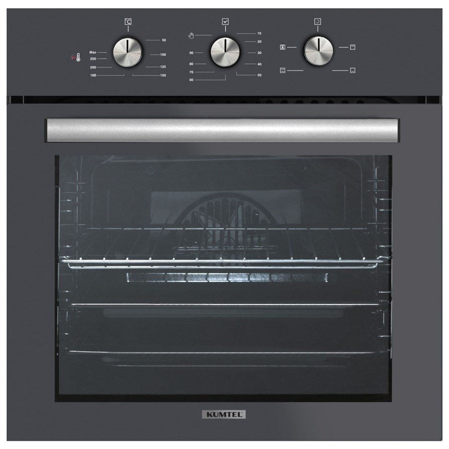 Turbo Fanlı Antrasit (Gri) Ankastre Fırın B66 - SF2