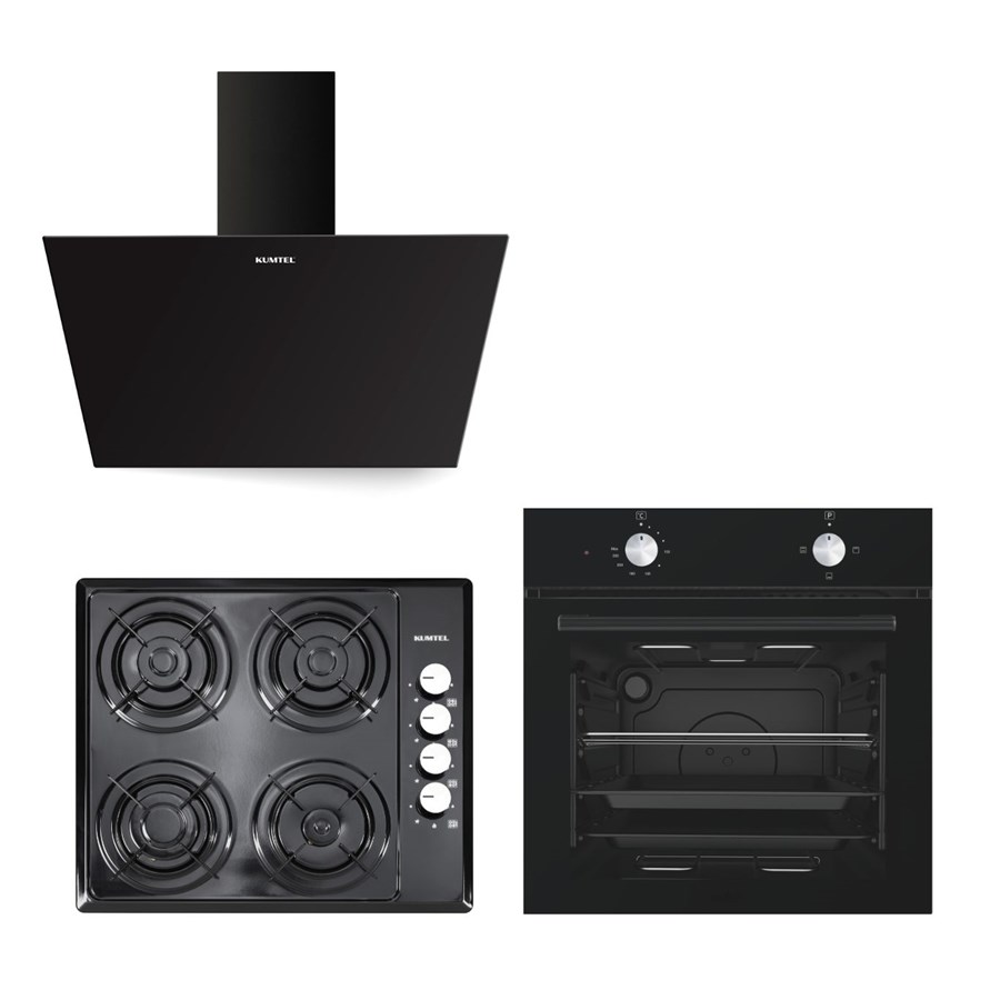 Dinamik Siyah Ankastre Set