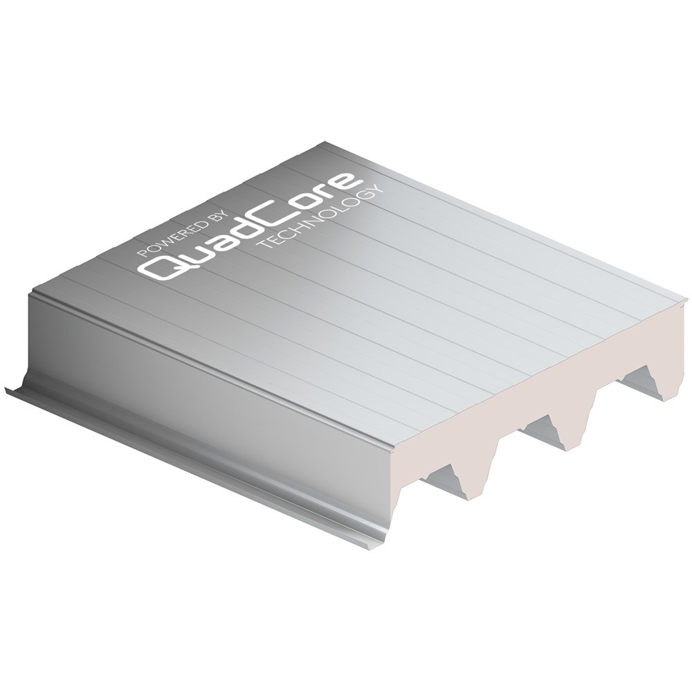 QuadCore KS100ERO T-Dek Longspan Düz ​​Çatı Paneli