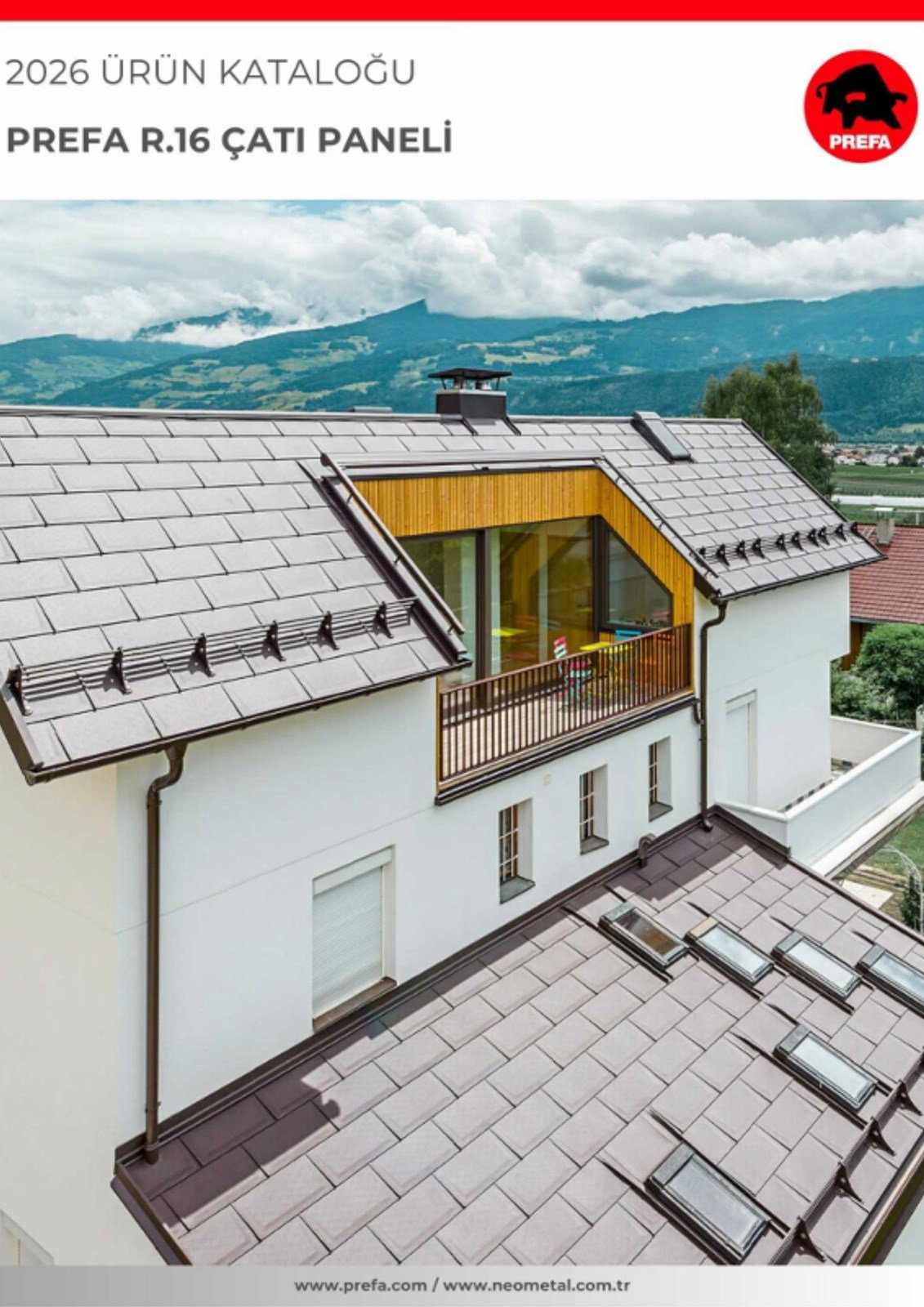 PREFA R16 Çatı Paneli Kataloğu